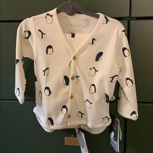 Red Caribou Penguin Top